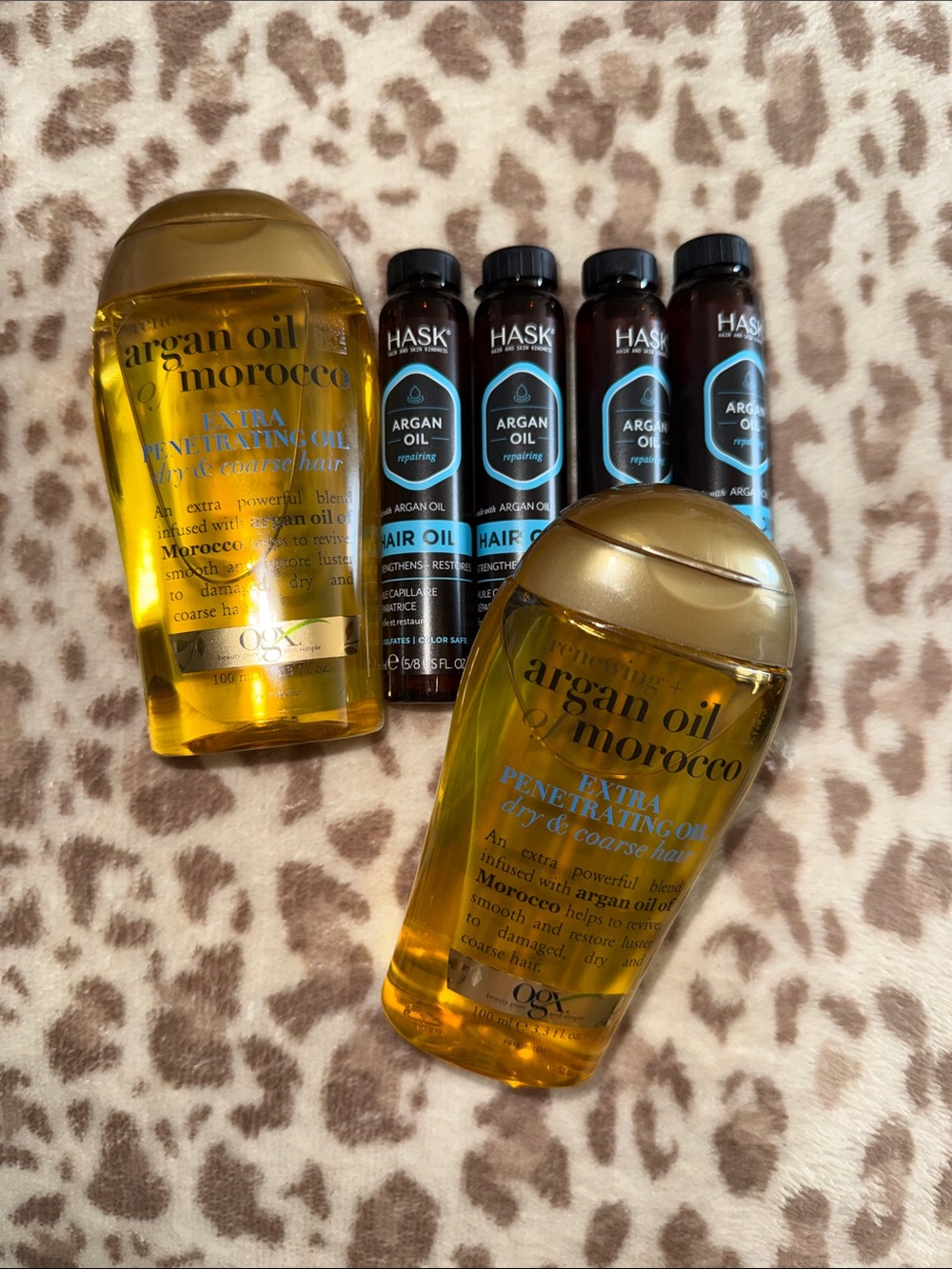 Argan Oil of Morocco Extra Penetrating Oil - bundle 2 100ml 4-18ml tubes bnib